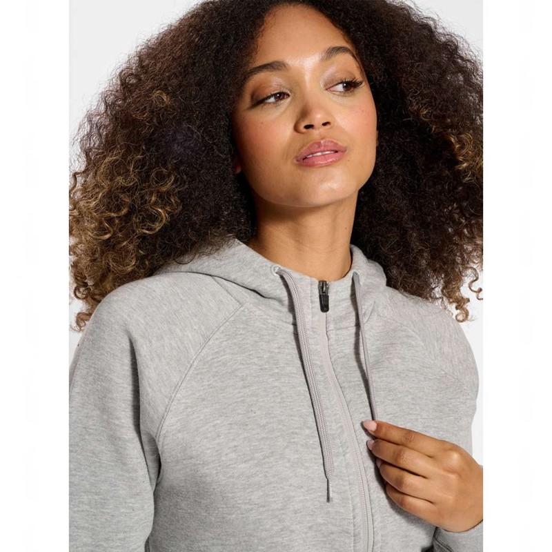 Dámské Bundy Hummel Red Classic Zip Šedé | 304372-163