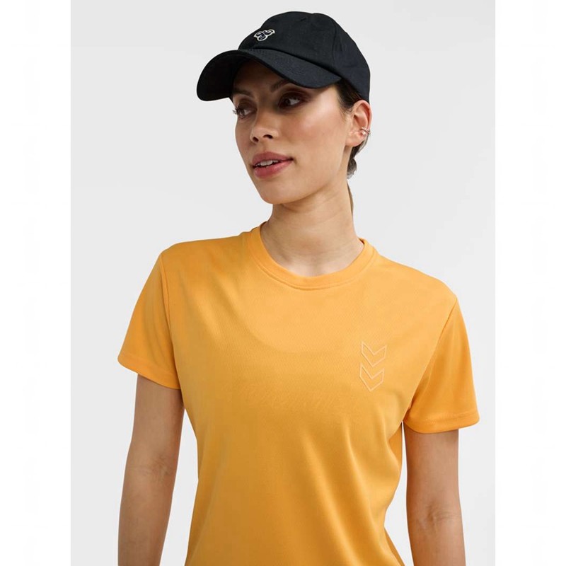 Dámské Dres Hummel Active Pl S/S Oranžové | 801579-614