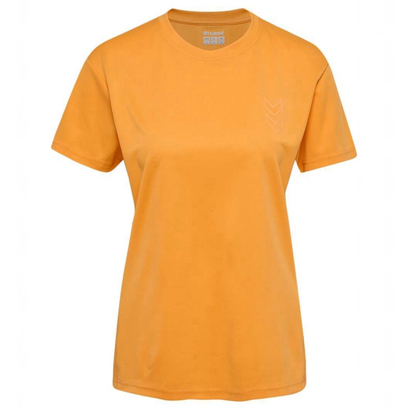 Dámské Dres Hummel Active Pl S/S Oranžové | 801579-614