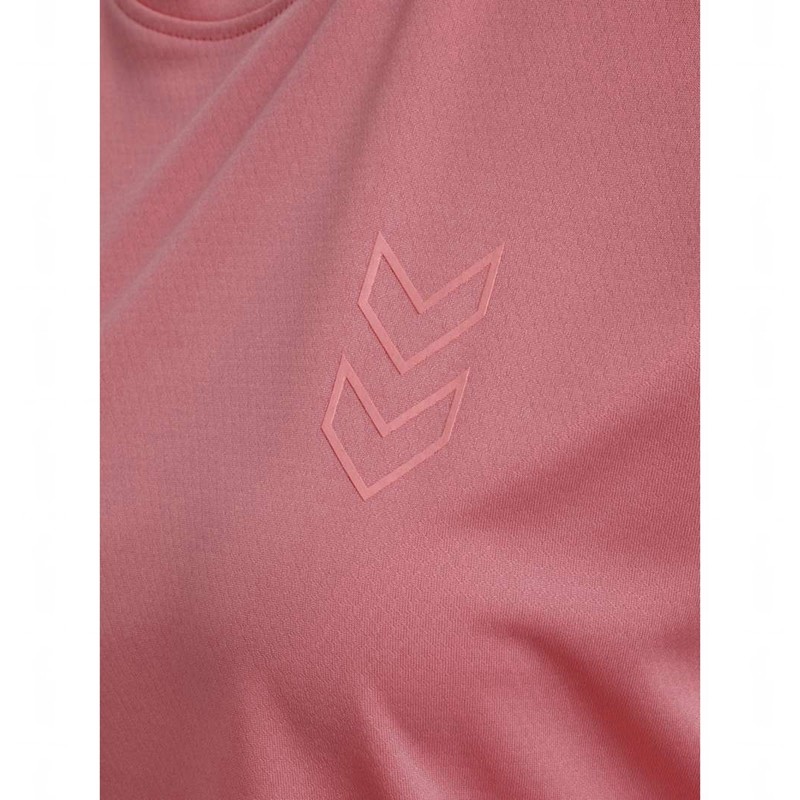 Dámské Dres Hummel Active Pl S/S Růžové | 771699-889