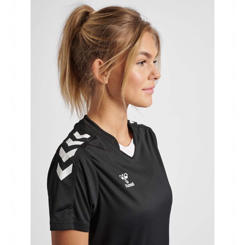 Dámské Dres Hummel Core Xk Poly S/S Černé | 365253-172