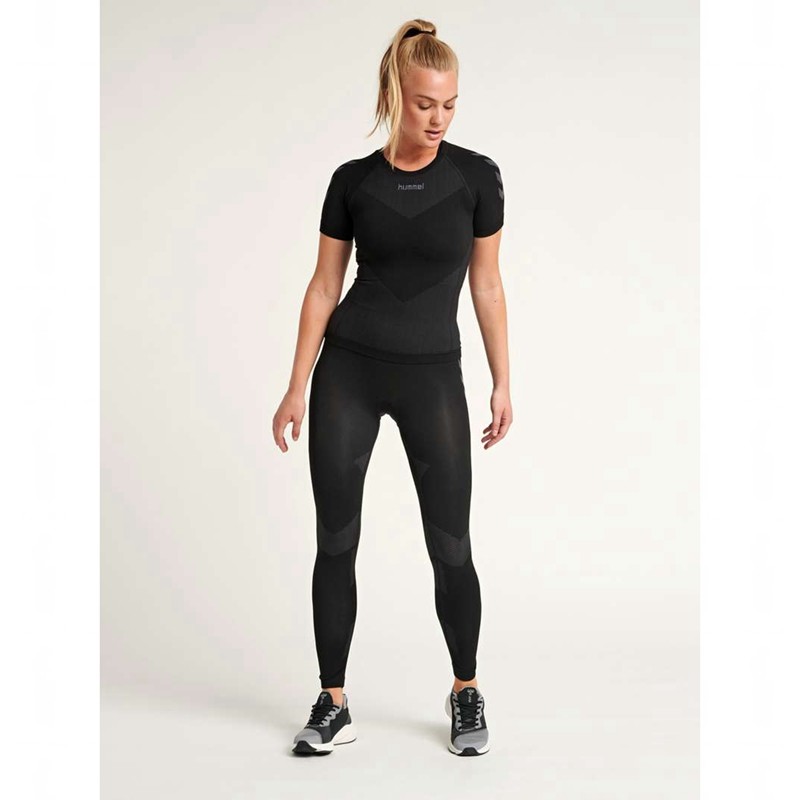 Dámské Dres Hummel First Seamless S/S W Černé | 438987-249