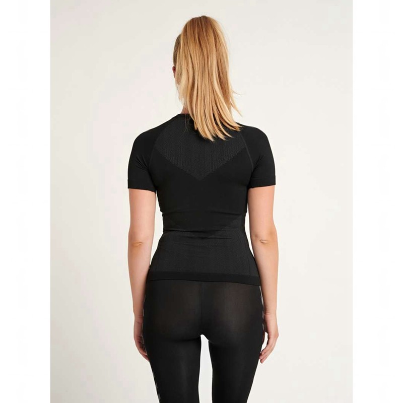Dámské Dres Hummel First Seamless S/S W Černé | 438987-249