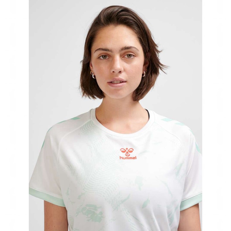 Dámské Dres Hummel Graphic Universe Ss Bílé | 476899-212