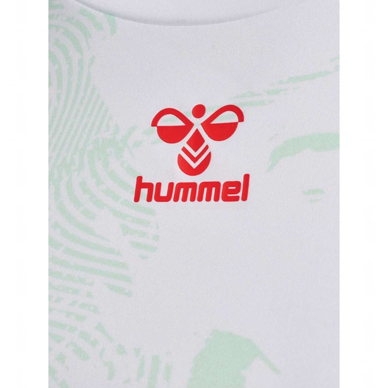 Dámské Dres Hummel Graphic Universe Ss Bílé | 476899-212