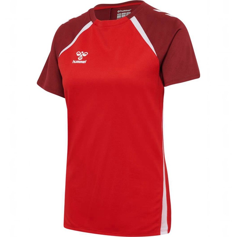 Dámské Dres Hummel Lead 2.0 S/S Červené | 474928-390
