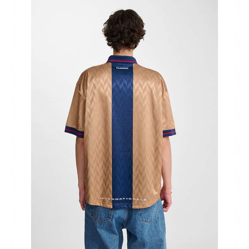 Dámské Dres Hummel Loose Fb S/S Zlaté | 510975-116
