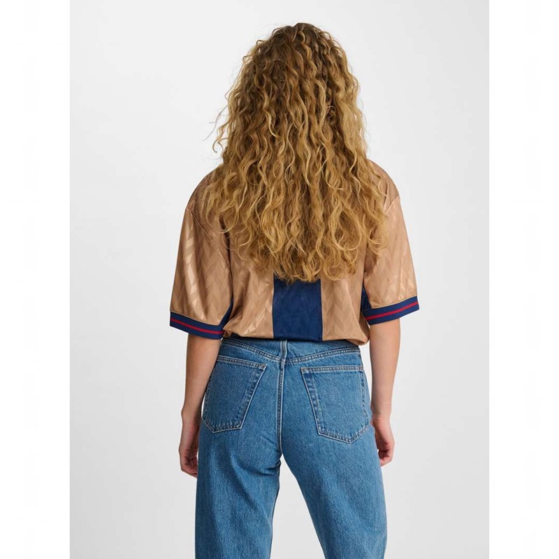 Dámské Dres Hummel Loose Fb S/S Zlaté | 510975-116