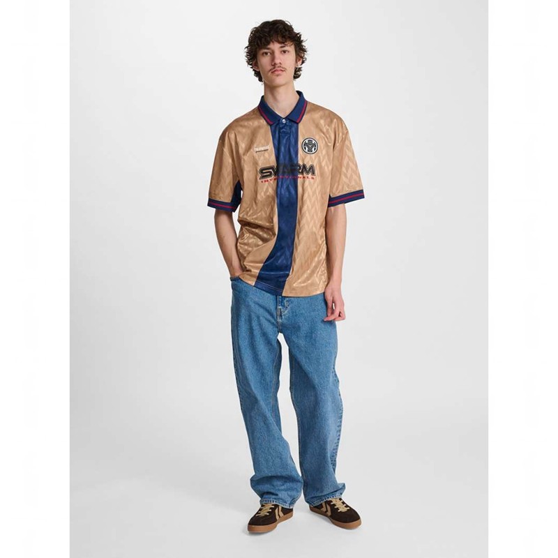Dámské Dres Hummel Loose Fb S/S Zlaté | 510975-116