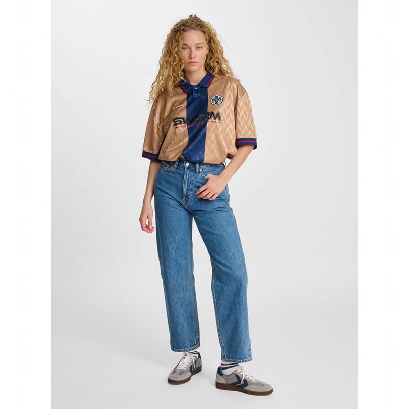 Dámské Dres Hummel Loose Fb S/S Zlaté | 510975-116