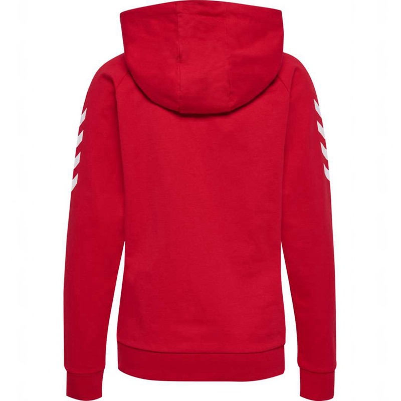 Dámské Kalhoty Hummel Go Cotton Zip Červené | 885534-550
