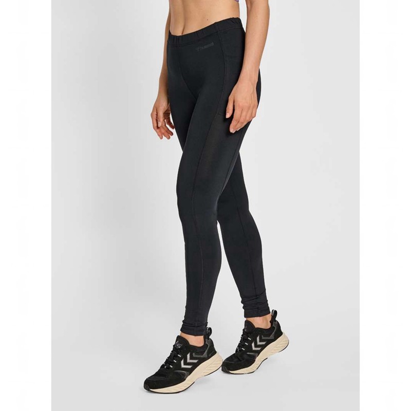 Dámské Kalhoty Hummel Mt Mabley Mid Waist Černé | 208053-868