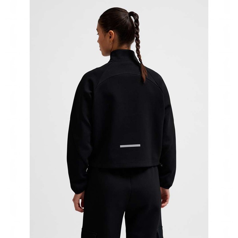 Dámské Kalhoty Hummel Tech Fleece Boxy Half Zip Černé | 431700-885