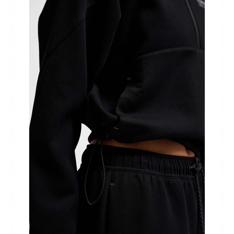 Dámské Kalhoty Hummel Tech Fleece Boxy Half Zip Černé | 431700-885