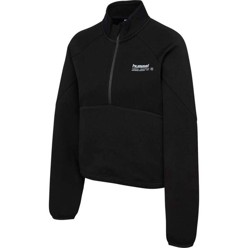 Dámské Kalhoty Hummel Tech Fleece Boxy Half Zip Černé | 431700-885