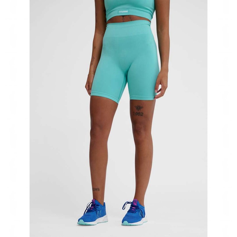 Dámské Kraťasy Hummel Alive Seamless High Waist Blankyt | 796917-868