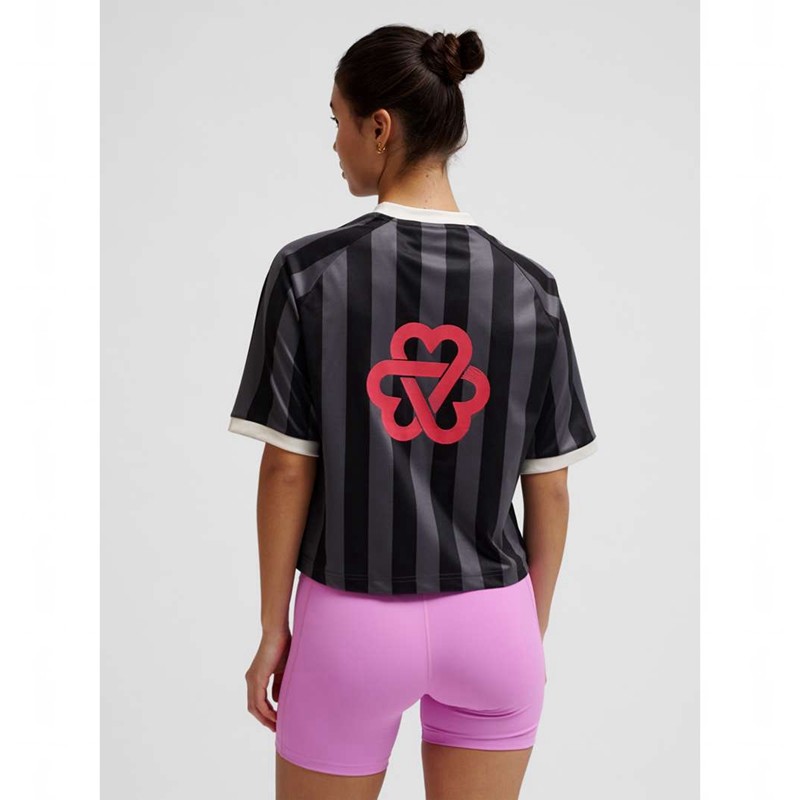 Dámské Kraťasy Hummel Boxy Bee Mine Shirt S/S Černé | 830931-877