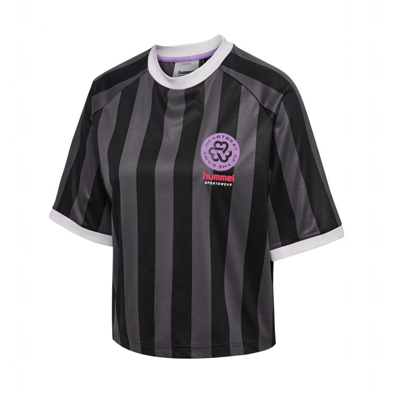 Dámské Kraťasy Hummel Boxy Bee Mine Shirt S/S Černé | 830931-877