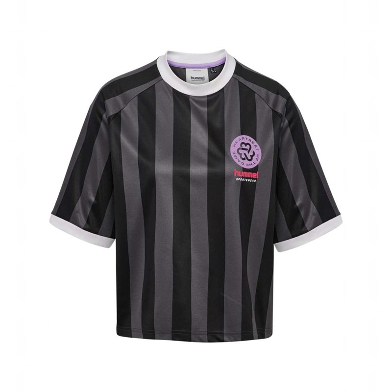 Dámské Kraťasy Hummel Boxy Bee Mine Shirt S/S Černé | 830931-877