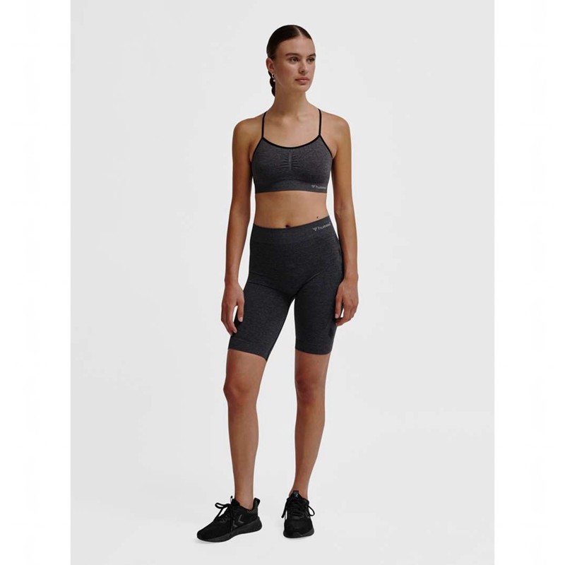 Dámské Kraťasy Hummel Ci Seamless Cycling Černé | 916045-773