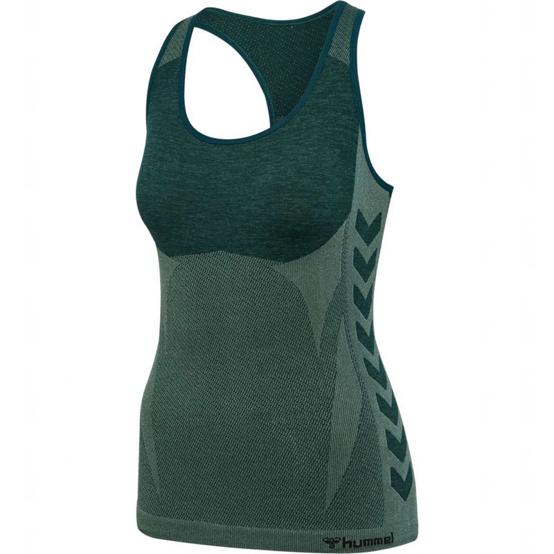 Dámské Kraťasy Hummel Clea Seamless Zelene | 794960-426
