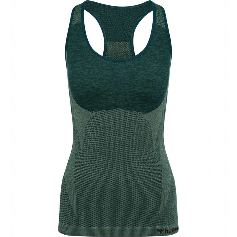 Dámské Kraťasy Hummel Clea Seamless Zelene | 794960-426