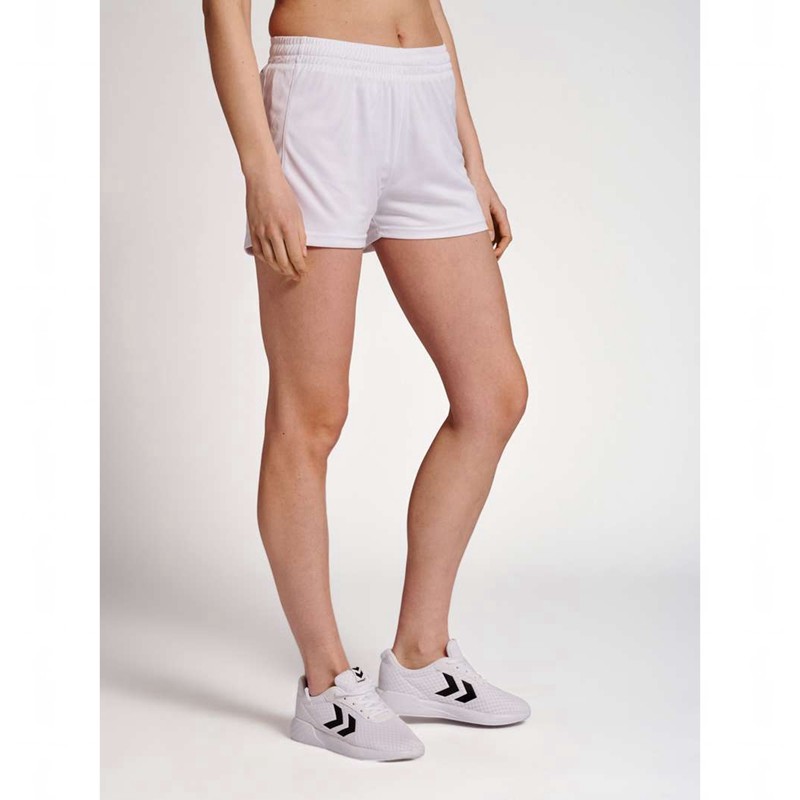 Dámské Kraťasy Hummel Core Xk Poly Bílé | 527498-197