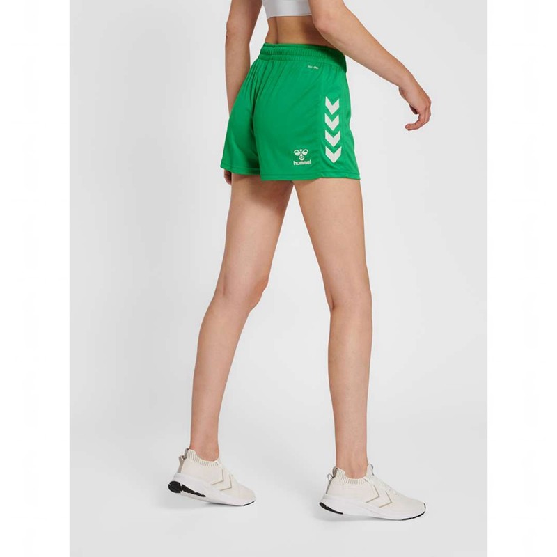 Dámské Kraťasy Hummel Core Xk Poly Zelene | 756297-316