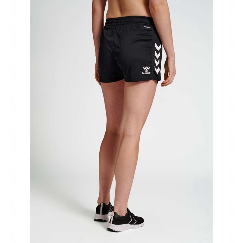 Dámské Kraťasy Hummel Core Xk Poly Černé | 473689-398