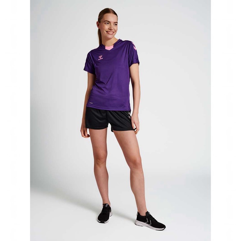 Dámské Kraťasy Hummel Core Xk Poly Černé | 473689-398