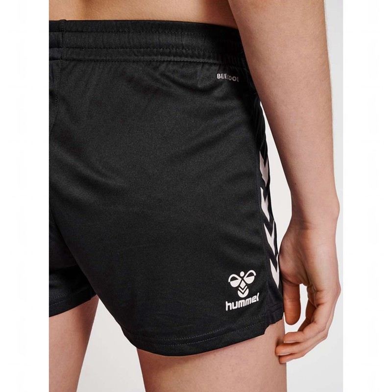 Dámské Kraťasy Hummel Core Xk Poly Černé | 473689-398