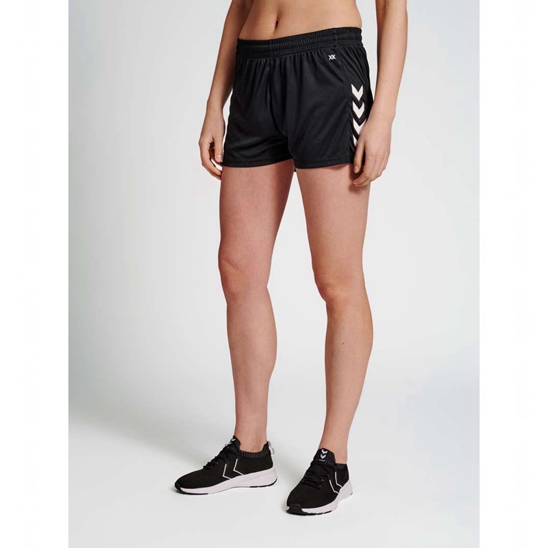 Dámské Kraťasy Hummel Core Xk Poly Černé | 473689-398