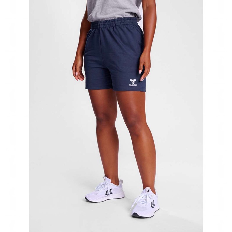 Dámské Kraťasy Hummel Go 2.0 Sweat Tmavě Blankyt | 869173-987