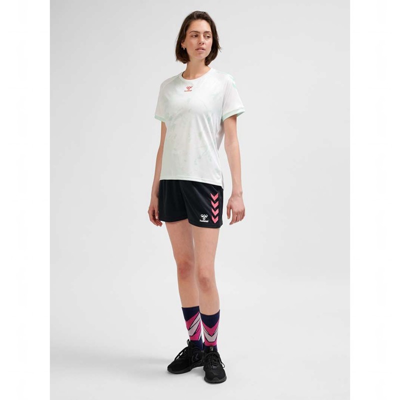 Dámské Kraťasy Hummel Graphic Universe Černé | 393268-351