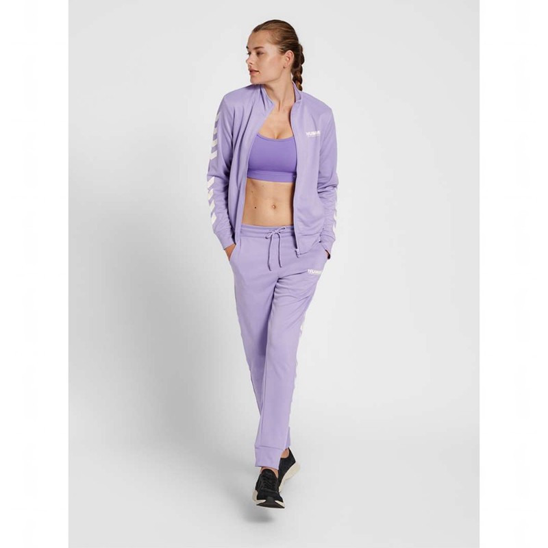 Dámské Kraťasy Hummel Legacy Poly Zip Levandule | 302366-131