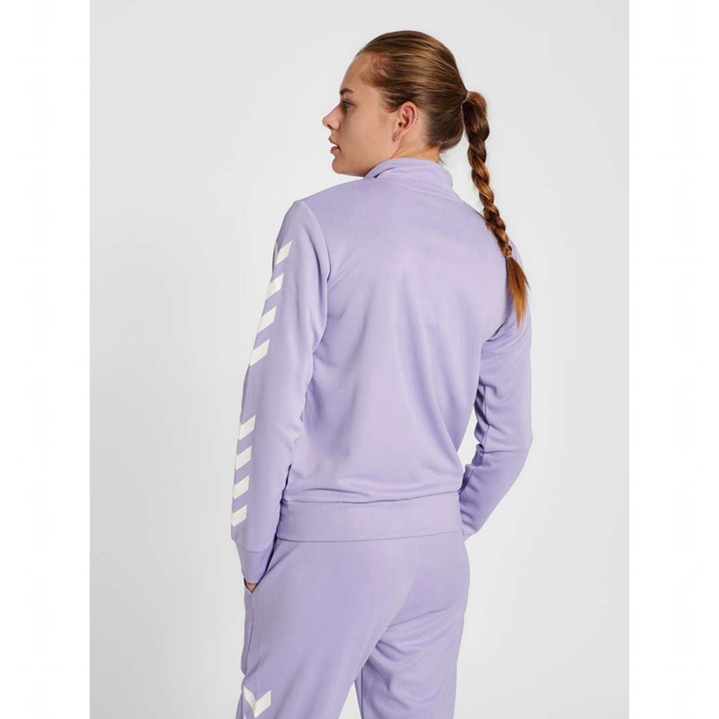 Dámské Kraťasy Hummel Legacy Poly Zip Levandule | 302366-131