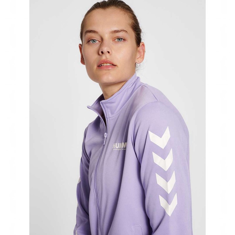 Dámské Kraťasy Hummel Legacy Poly Zip Levandule | 302366-131