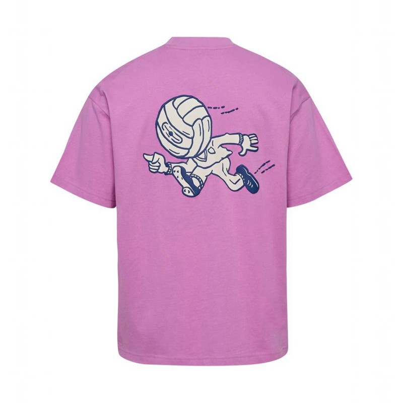 Dámské Kraťasy Hummel Loose S/S Headball Růžové | 739889-231