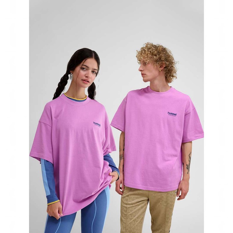 Dámské Kraťasy Hummel Loose S/S Headball Růžové | 739889-231
