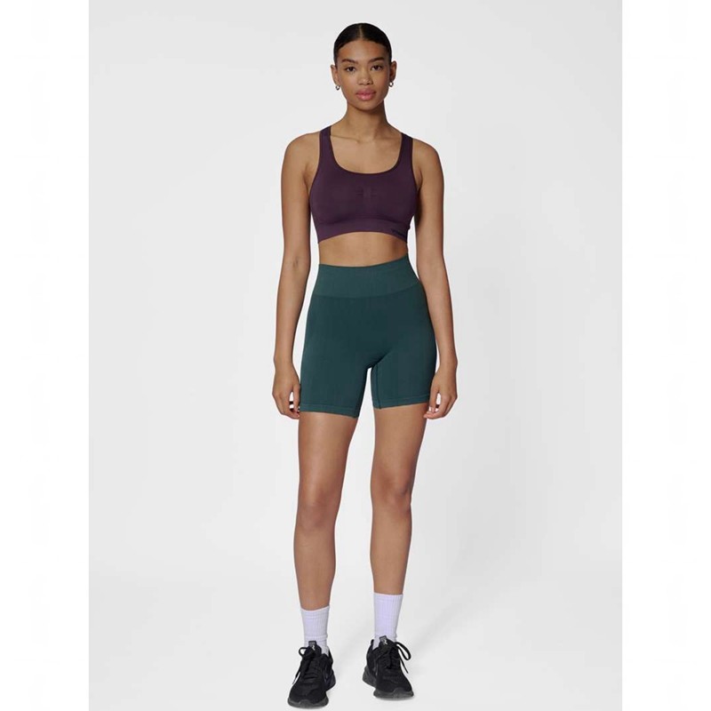 Dámské Kraťasy Hummel Mt Define Seaml Scrunch Zelene | 834915-727