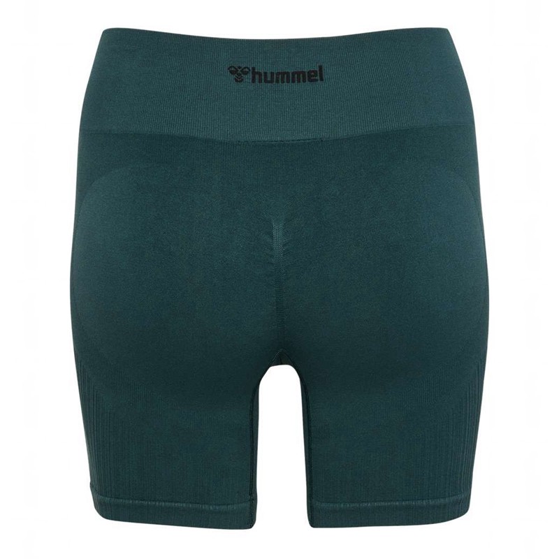 Dámské Kraťasy Hummel Mt Define Seaml Scrunch Zelene | 834915-727