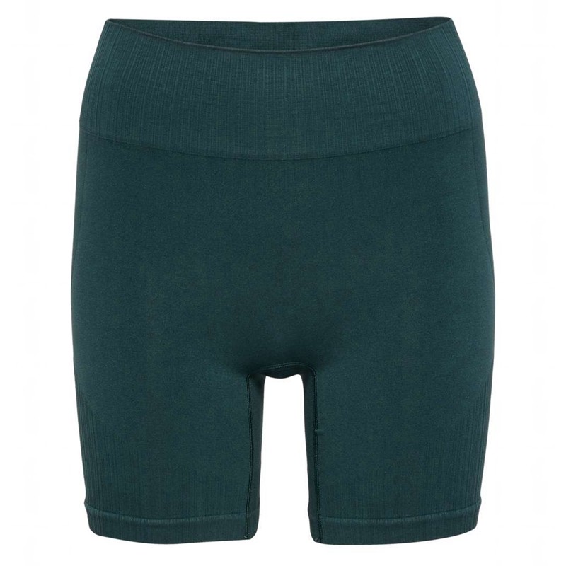 Dámské Kraťasy Hummel Mt Define Seaml Scrunch Zelene | 834915-727