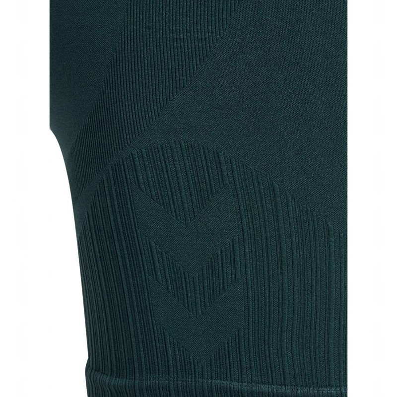 Dámské Kraťasy Hummel Mt Define Seaml Scrunch Zelene | 834915-727
