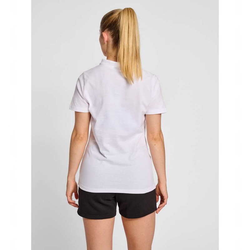 Dámské Kraťasy Hummel Red Classic Polo Bílé | 023891-449