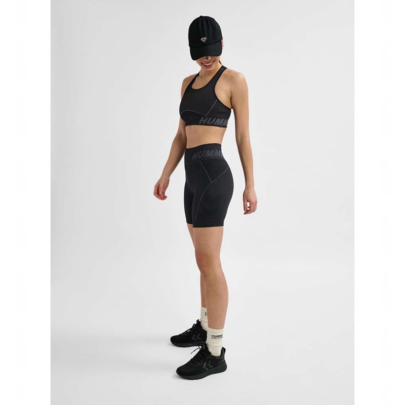 Dámské Kraťasy Hummel Te Christel Seamless Černé | 982608-613