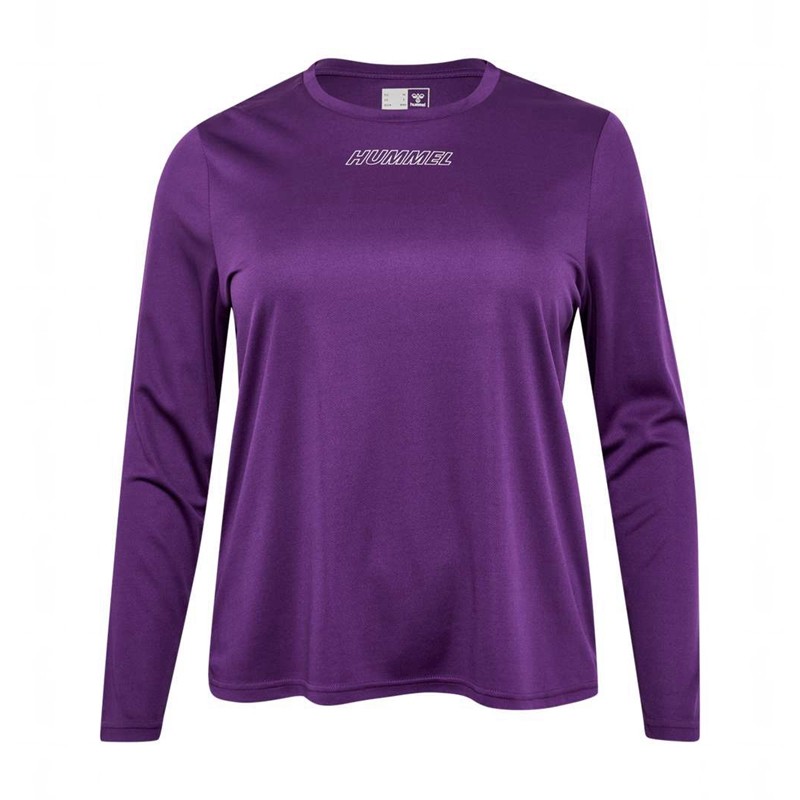 Dámské Kraťasy Hummel Te Curvy L/S Plus Fialové | 514429-594