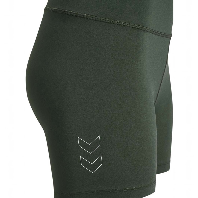 Dámské Kraťasy Hummel Te Fundamental Mw Tight Zelene | 148285-200