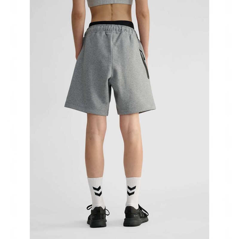 Dámské Kraťasy Hummel Tech Fleece Šedé | 041858-309