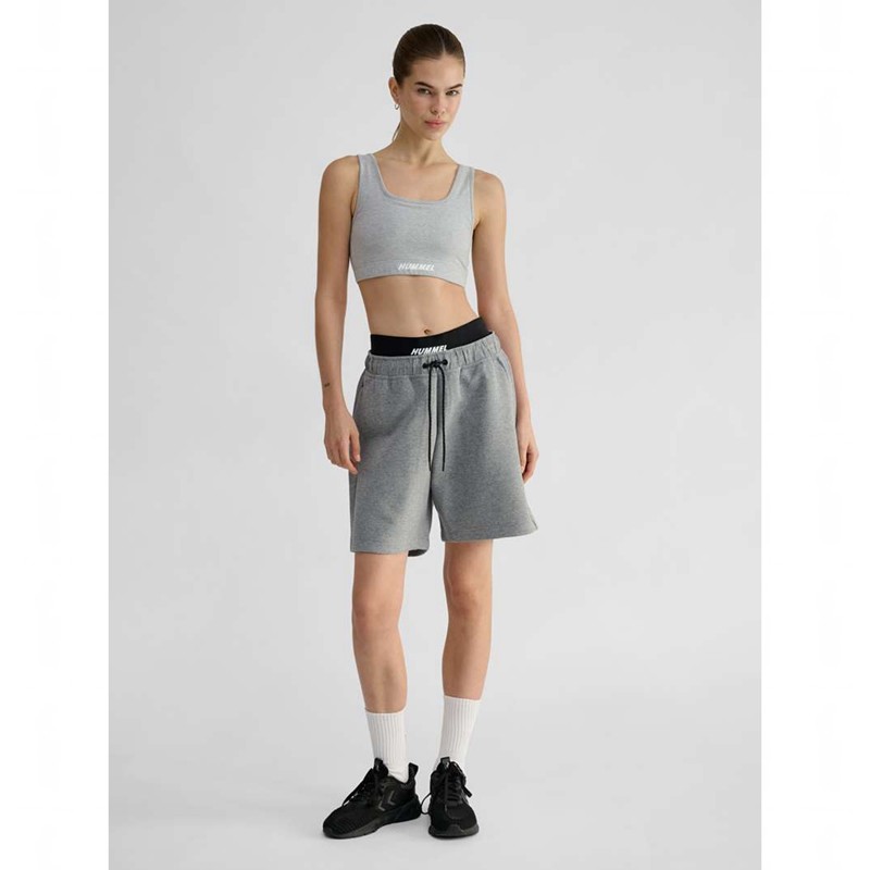 Dámské Kraťasy Hummel Tech Fleece Šedé | 041858-309