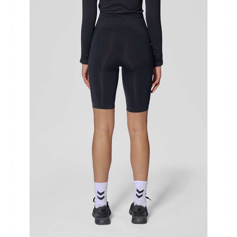 Dámské Kraťasy Hummel Tif Seamless Cyling Černé | 846960-784